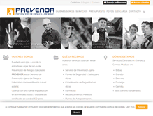 Tablet Screenshot of prevenor.com